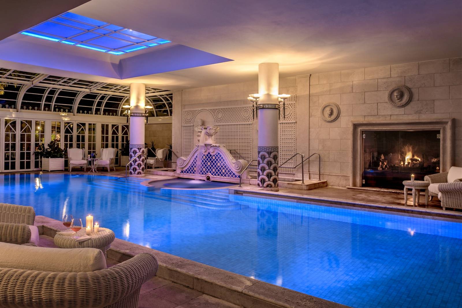 羅馬 Rome Cavalieri Spa 室內泳池