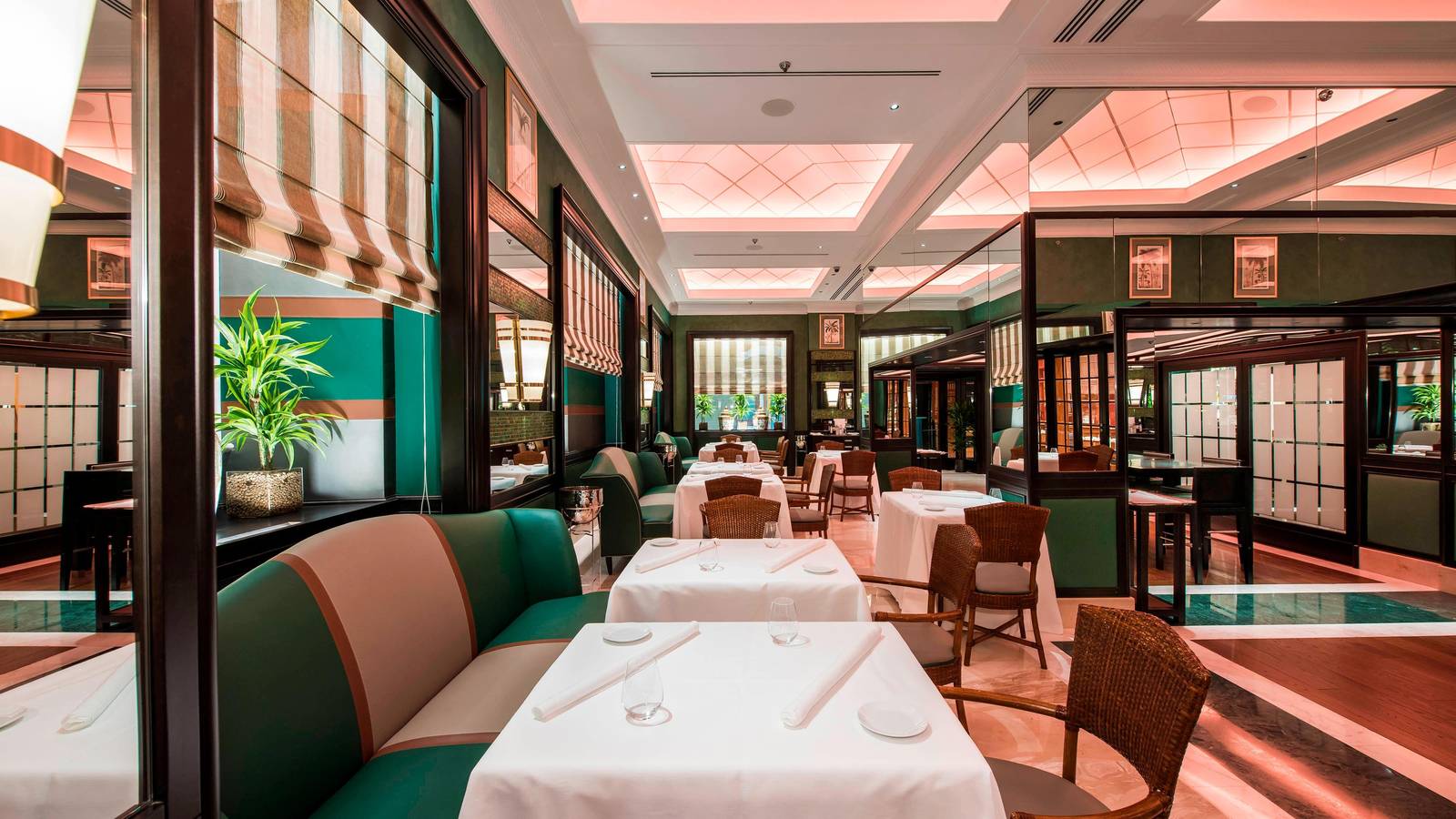 Rome Marriott Grand Hotel Flora Flora Restaurant 用餐區