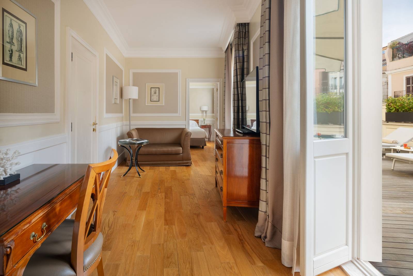 Rome Marriott Grand Hotel Flora Spa Suite 客房