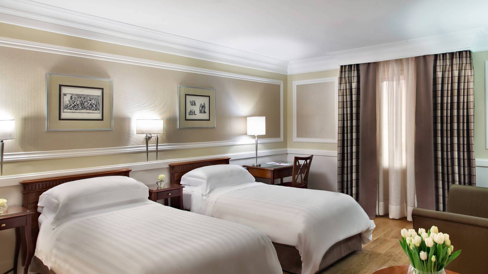 Rome Marriott Grand Hotel Flora Deluxe 雙床房