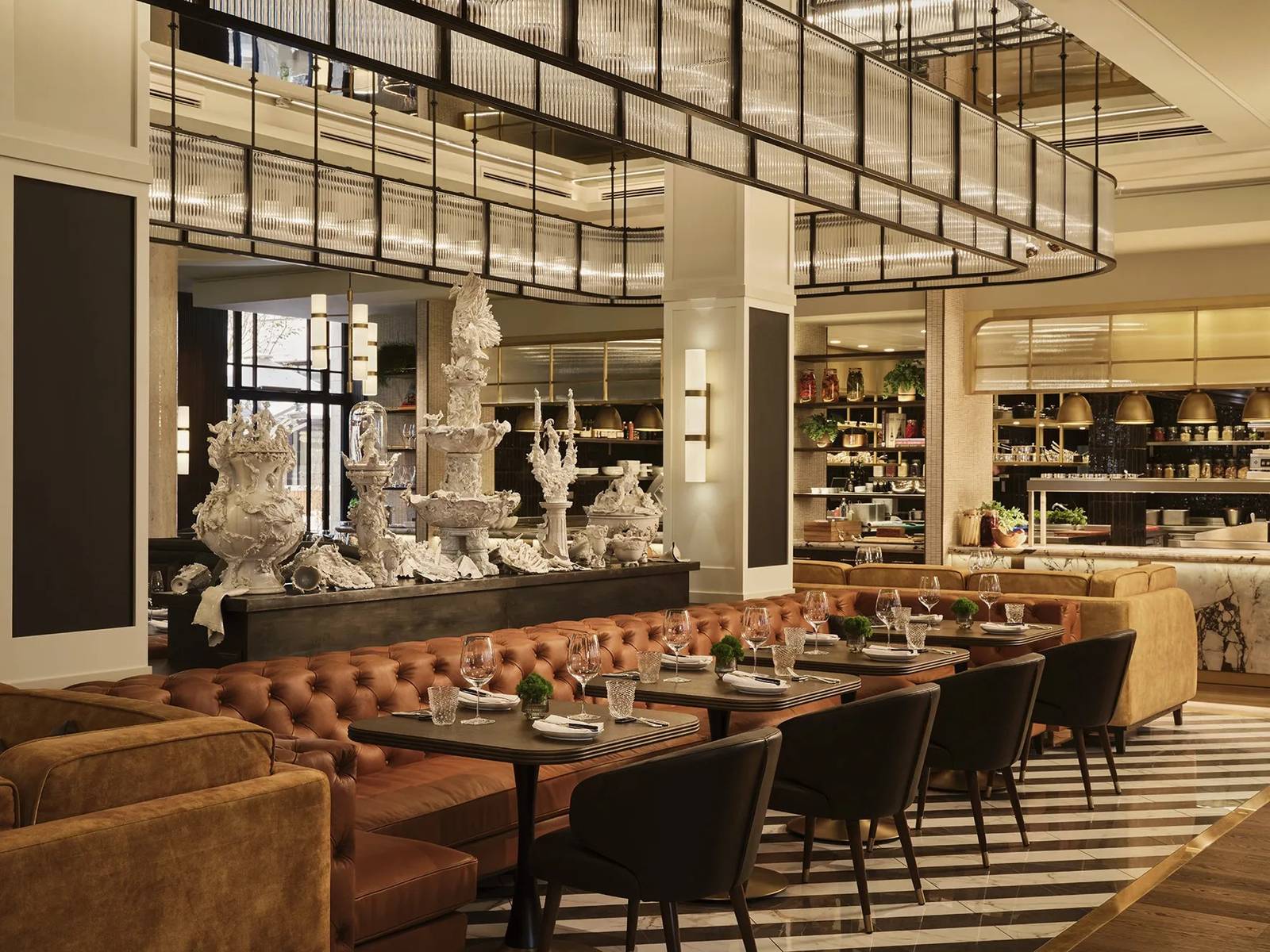 Rosewood Munich Brasserie Cuvilliés 用餐區