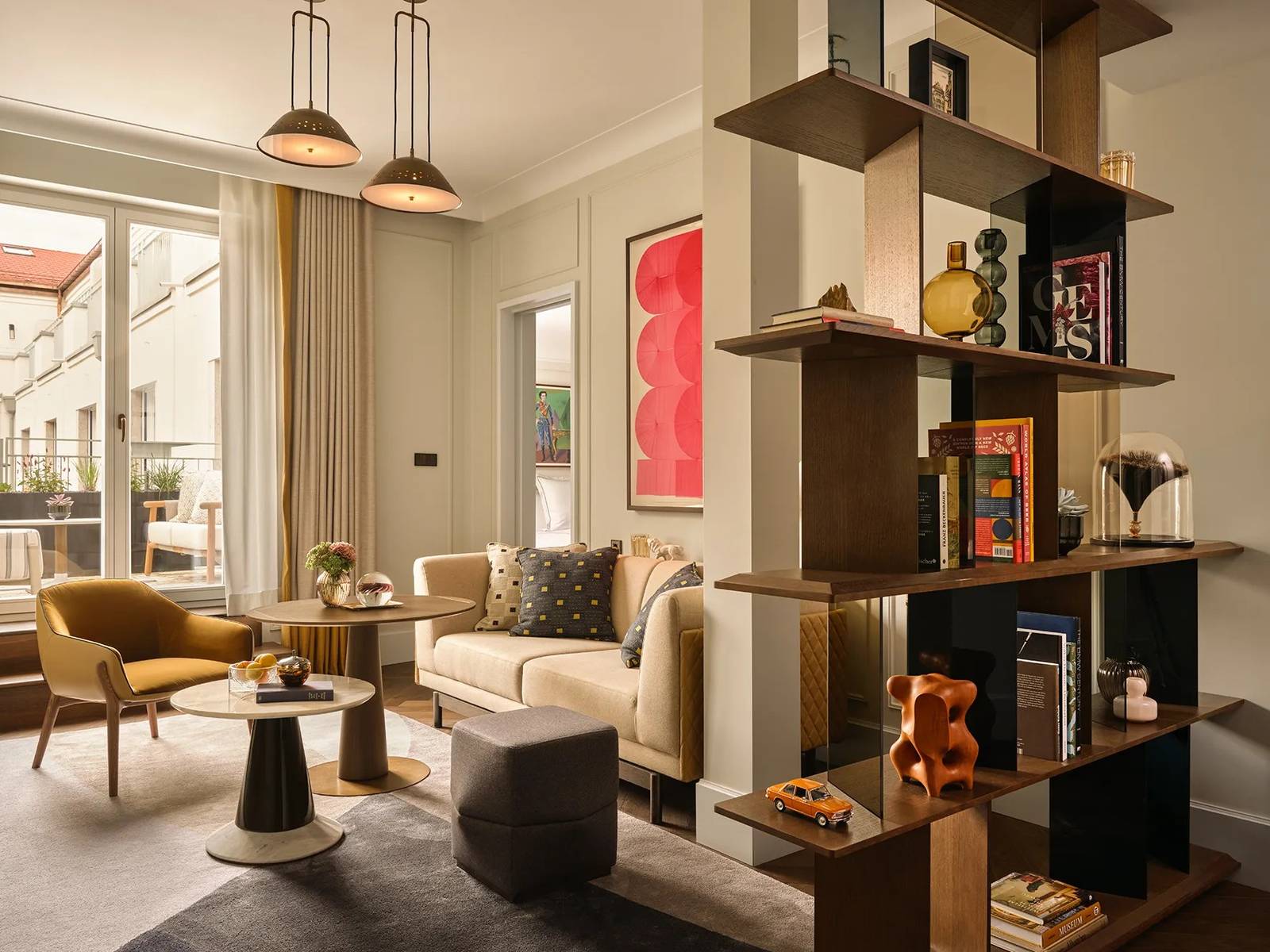 Rosewood Munich Premier Suite 起居室