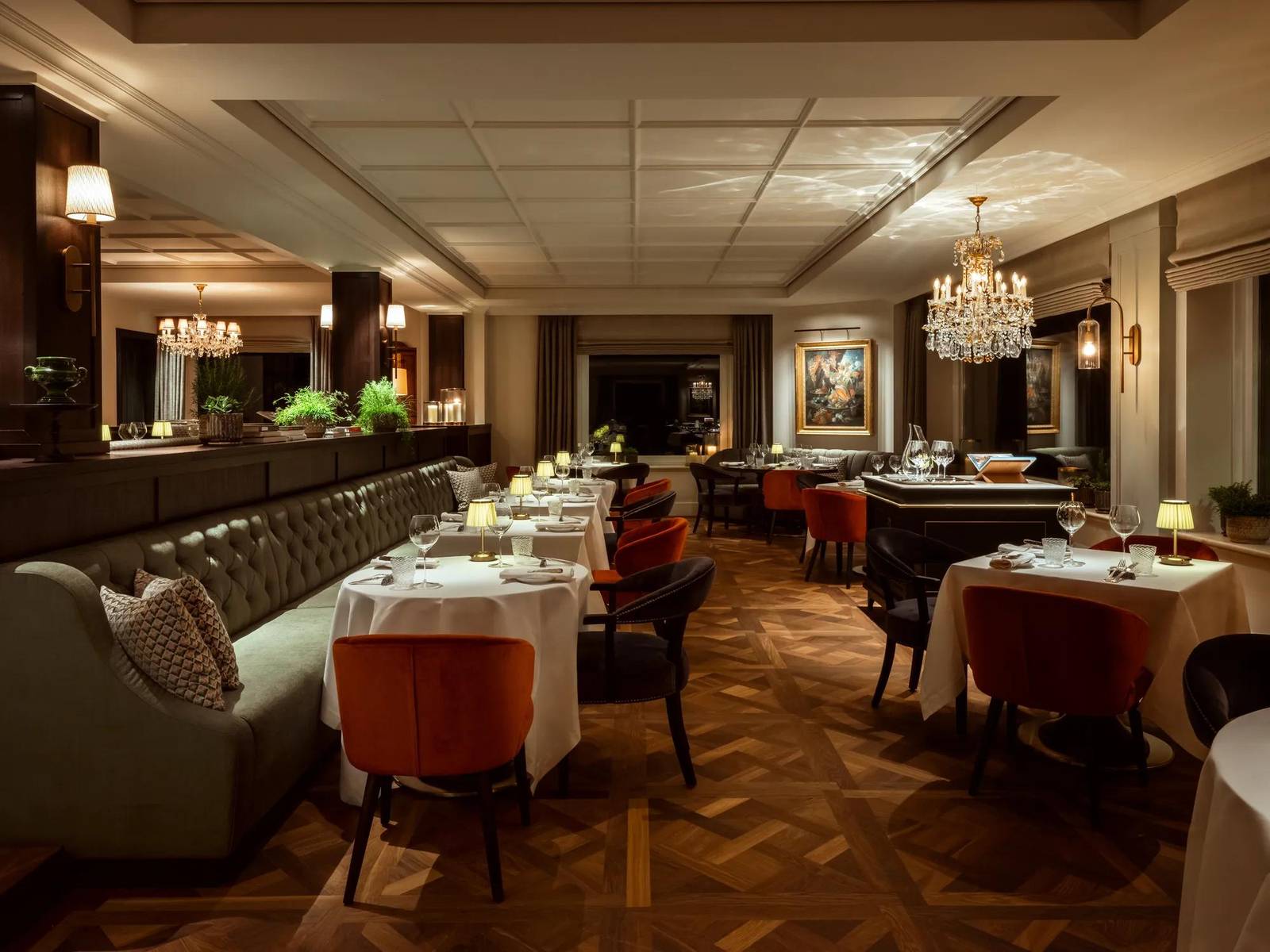 Rosewood Schloss Fuschl Schloss Restaurant 用餐室
