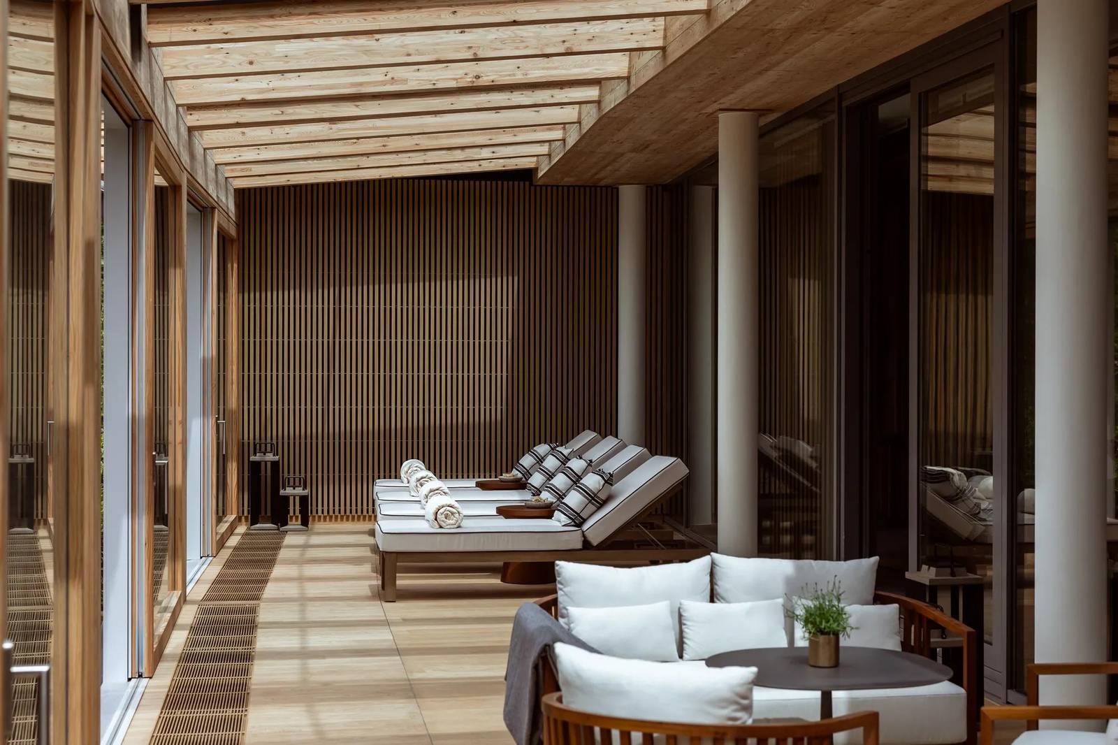 Rosewood Schloss Fuschl Asaya Spa 冬季花園休憩區