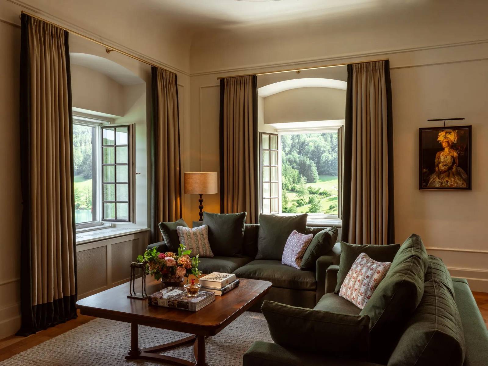 Rosewood Schloss Fuschl Heritage Suite 起居室