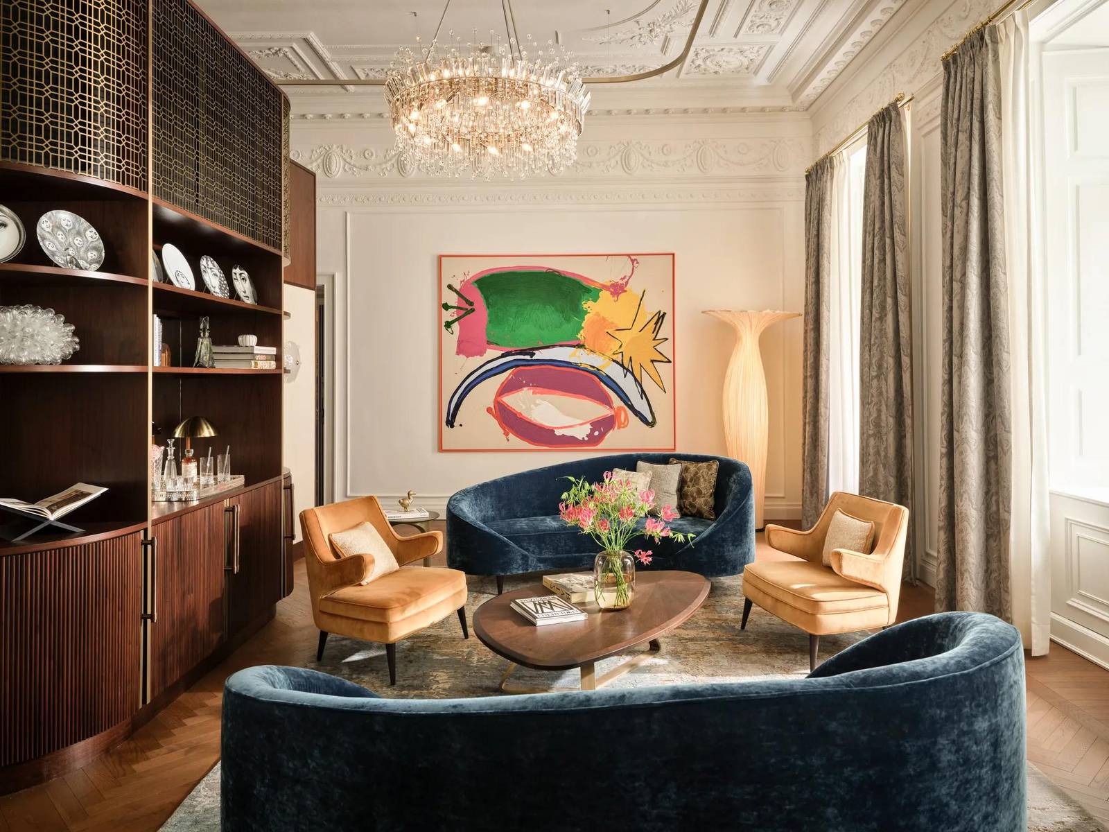 Rosewood Vienna Graben House 起居室
