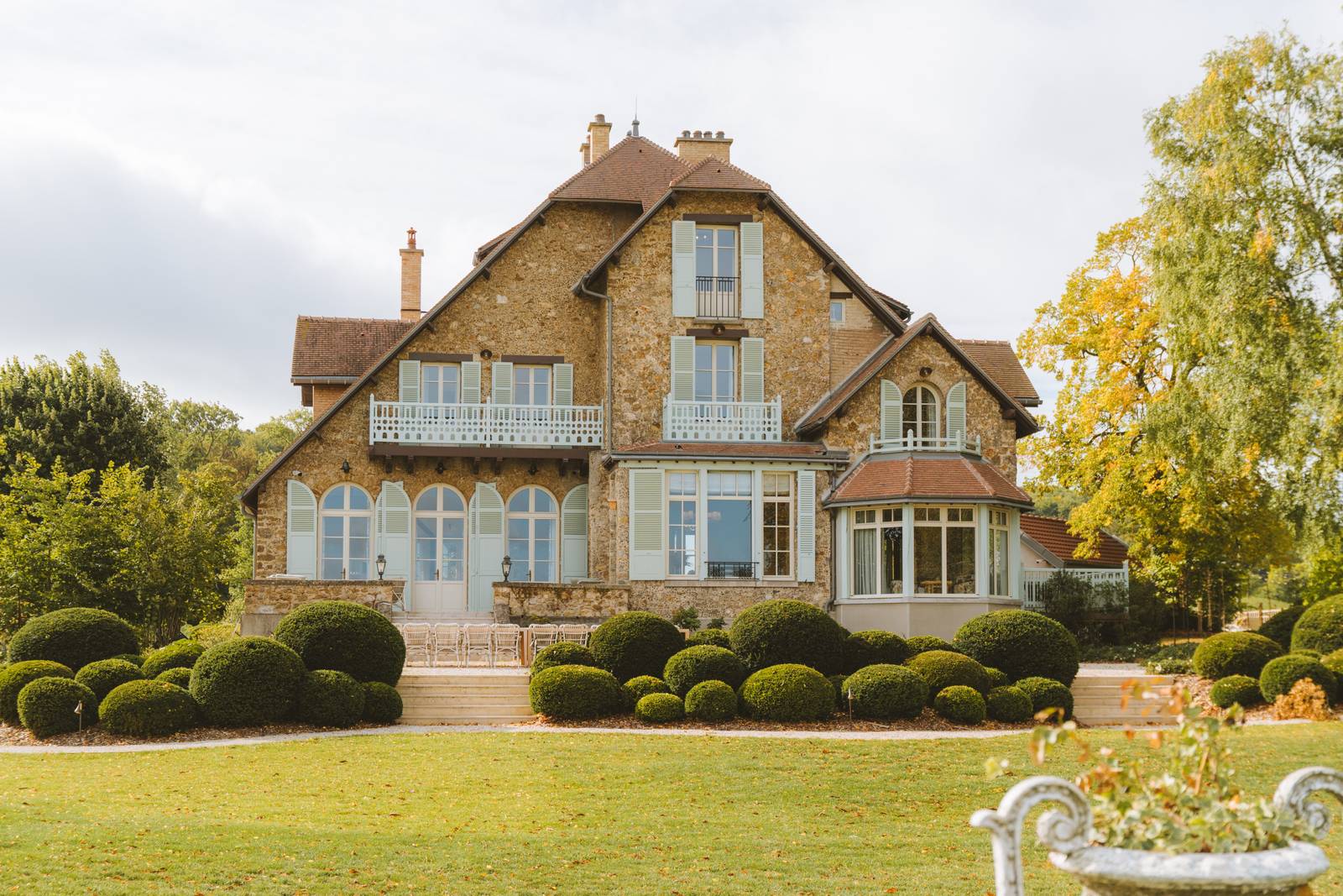 Villa Les Trois Clochers 1924 年裝飾藝術風格別墅外觀