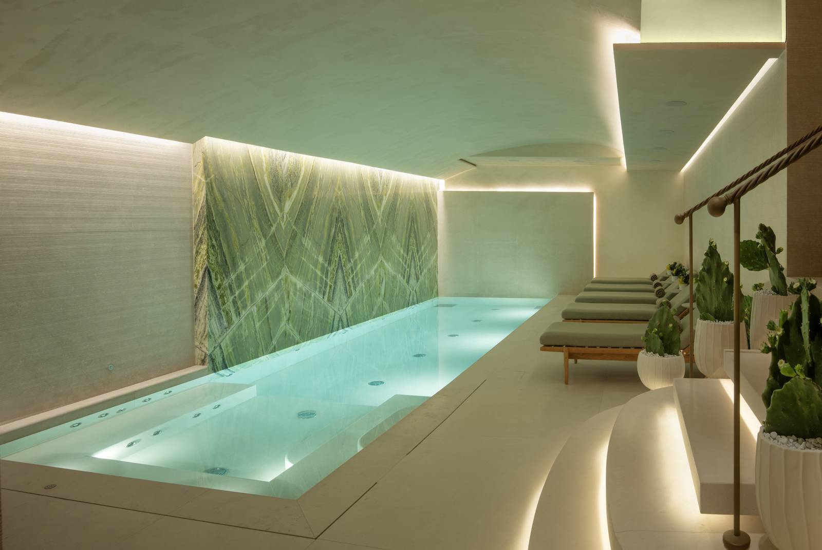 陶爾米納 San Domenico Palace Botanica Spa 室內溫水泳池