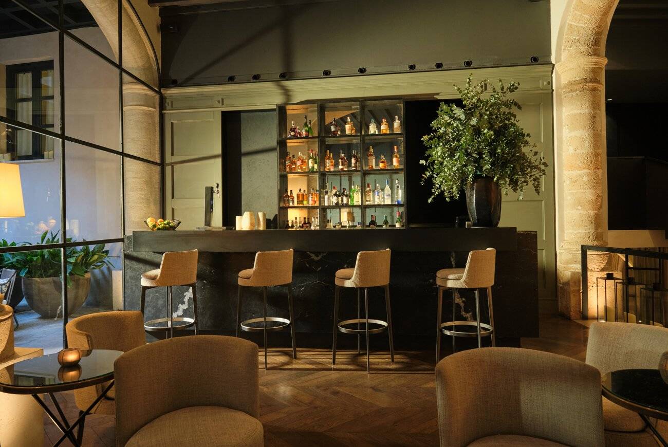 Sant Francesc Hotel Singular Lobby Bar 吧台