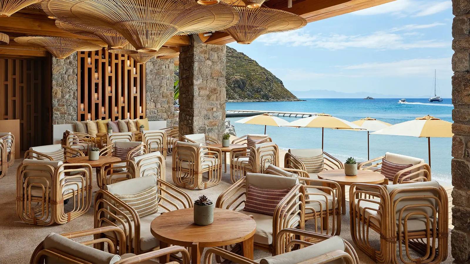 Santa Marina 度假村 Beach Lounge 座位區