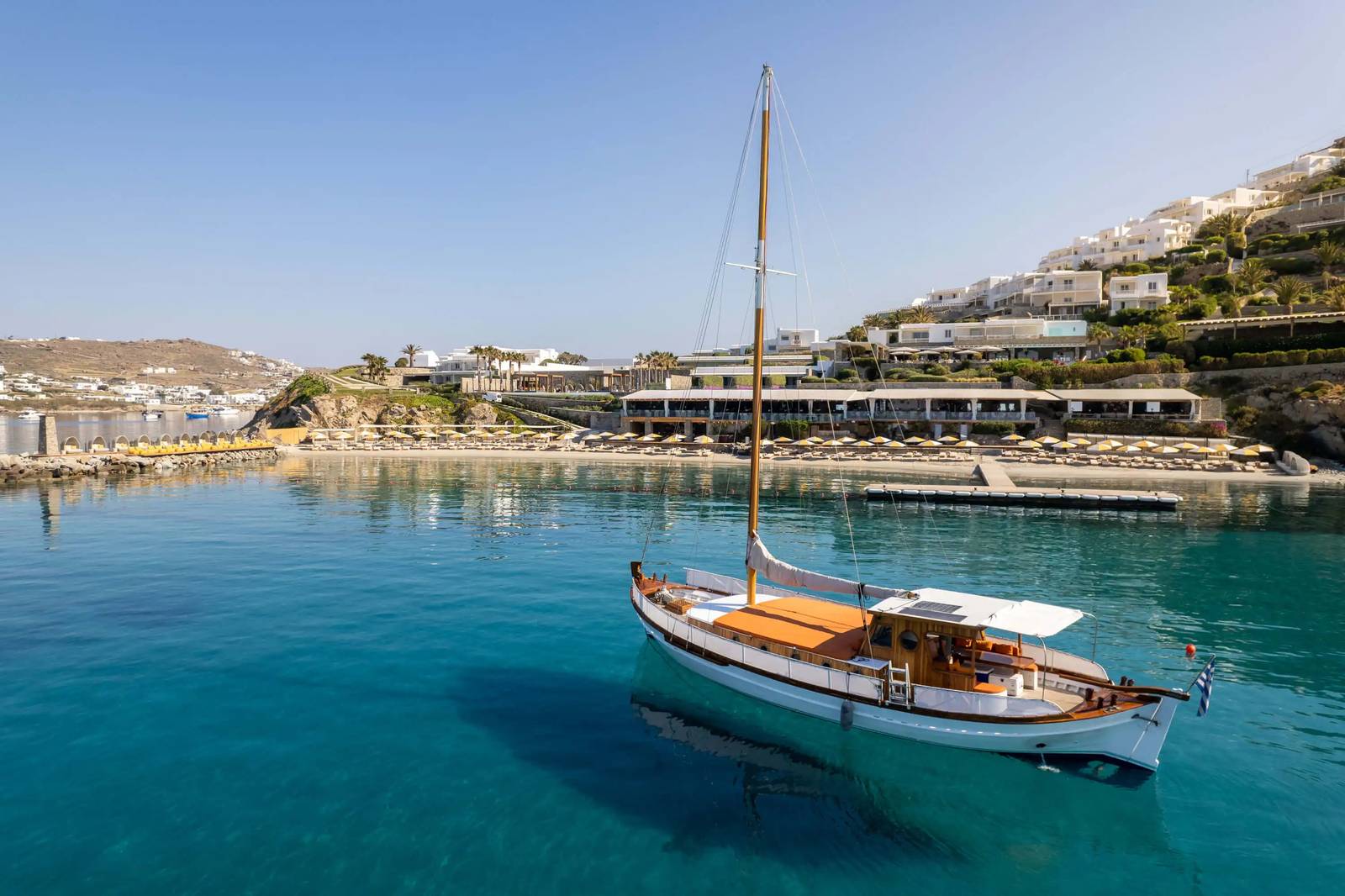 Santa Marina 度假村私人碼頭與帆船
