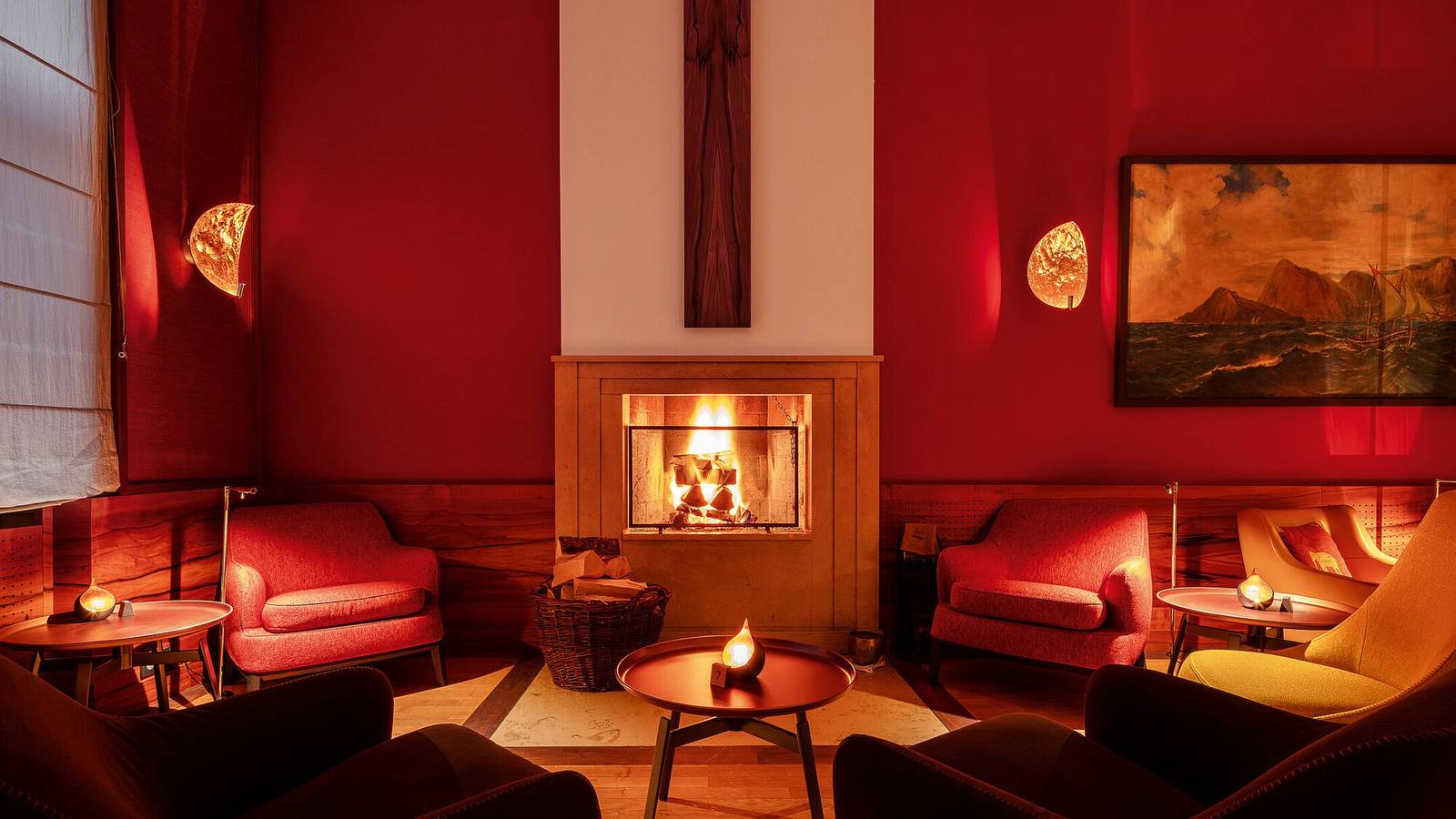 Schloss Elmau Al Camino 酒吧與壁爐酒廊