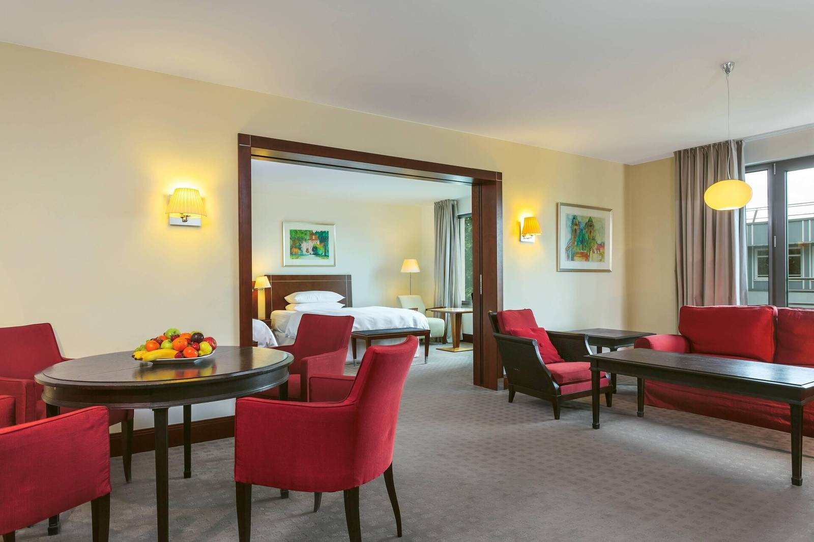紐倫堡 Sheraton Carlton 套房起居區
