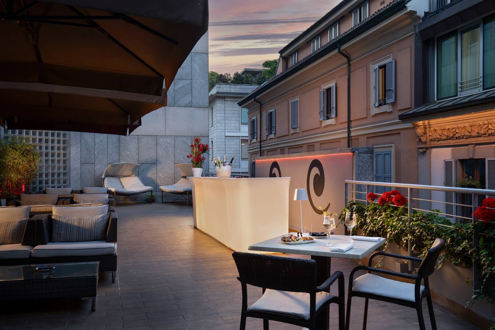 米蘭 Sina The Gray Terrazza Aria 露台酒廊
