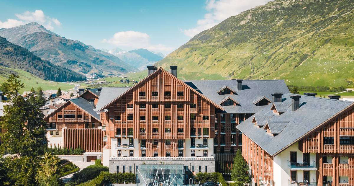 安德馬特山谷中的 The Chedi Andermatt 夏季外觀