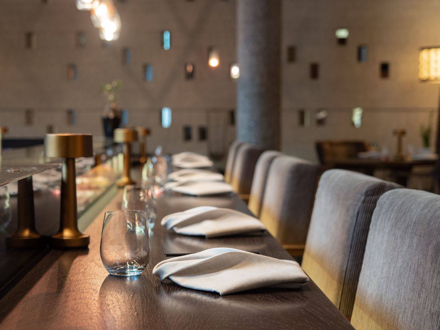 The Chedi Andermatt 米其林二星 The Japanese Restaurant 用餐區