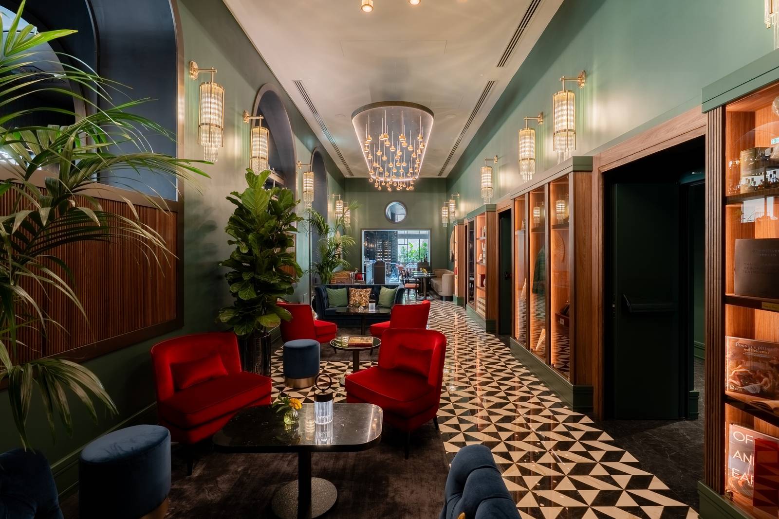 羅馬 The Goethe Hotel 酒吧與交誼廳