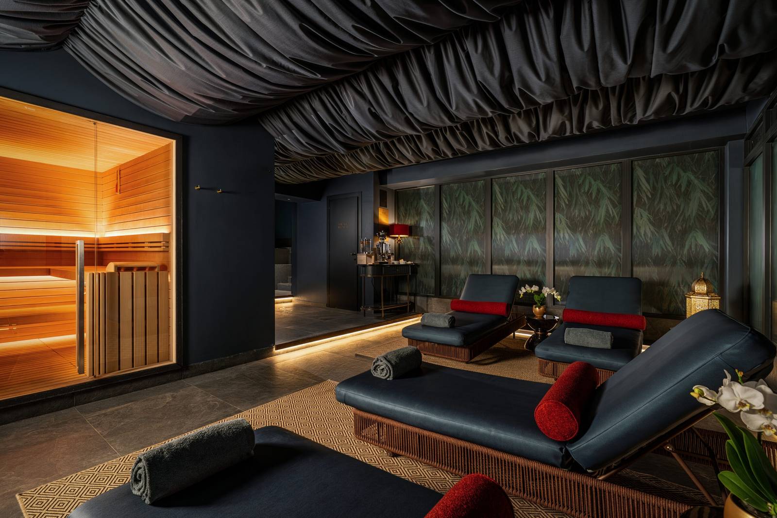 羅馬 The Goethe Hotel Spa 烤箱與休憩床