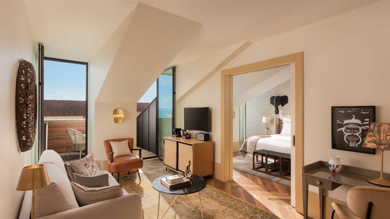 The Ivens 酒店 Signature Suite 起居室