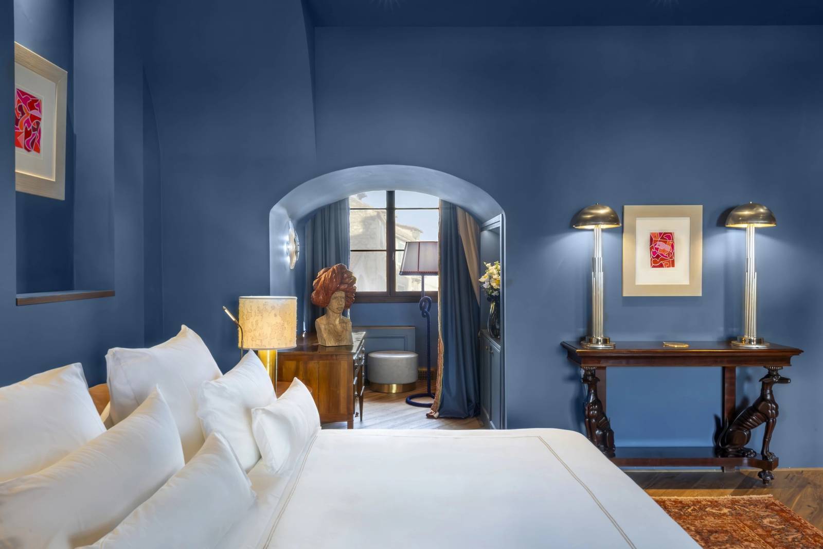 佛羅倫斯 The James Florence Suite 藍色臥室
