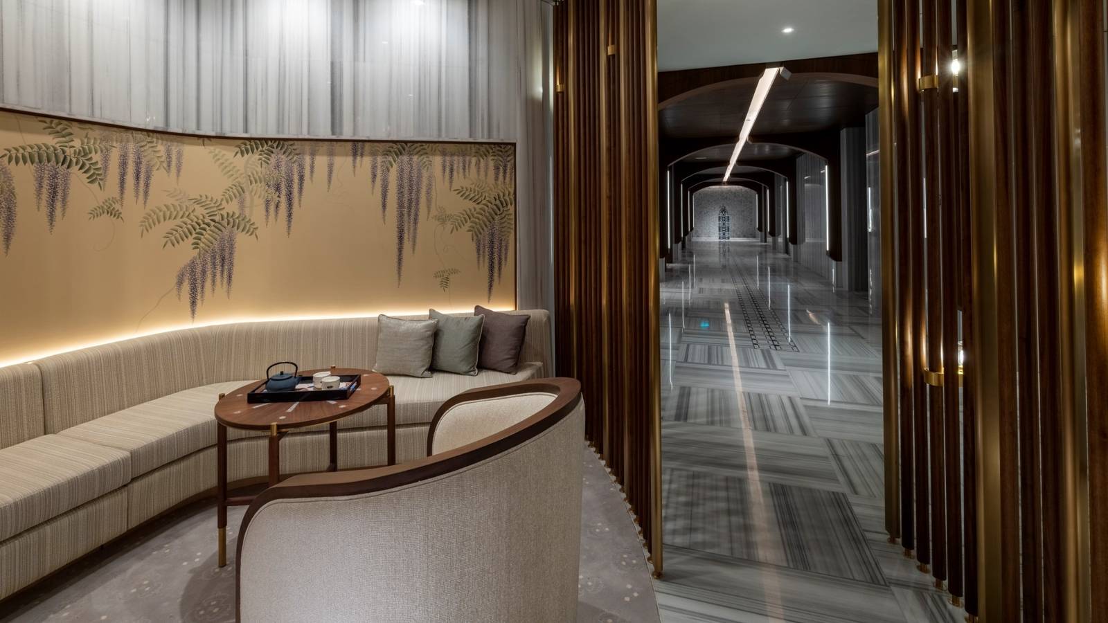 伊斯坦堡半島酒店 Spa 休憩等候區