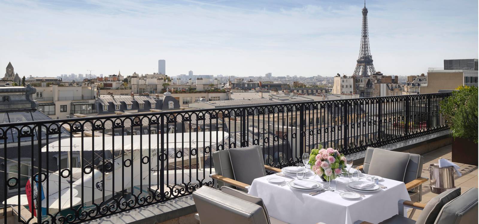 巴黎半島酒店 Rooftop Eiffel Suite 屋頂露台與艾菲爾鐵塔