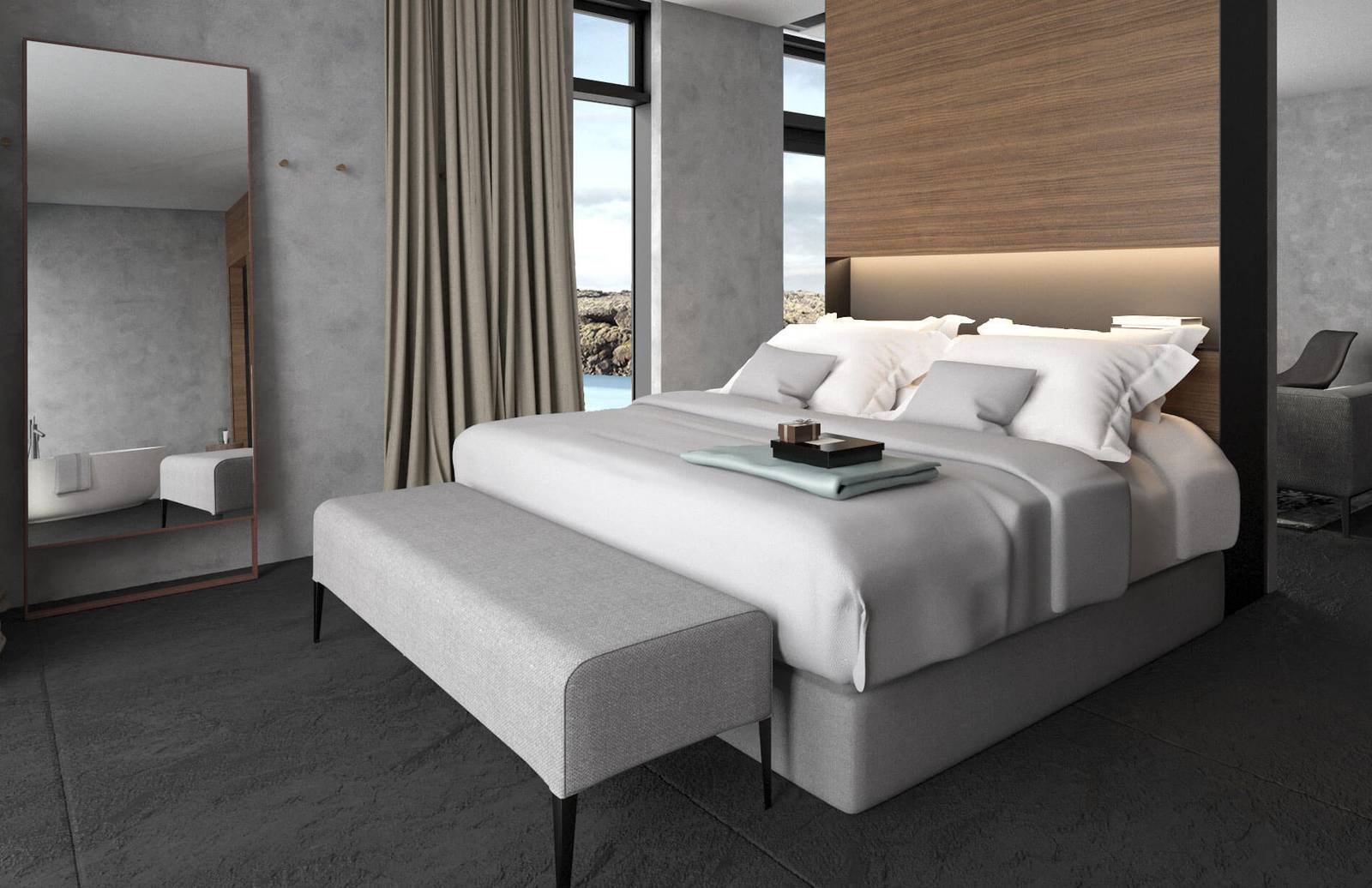 The Retreat at Blue Lagoon Moss Suite 臥室