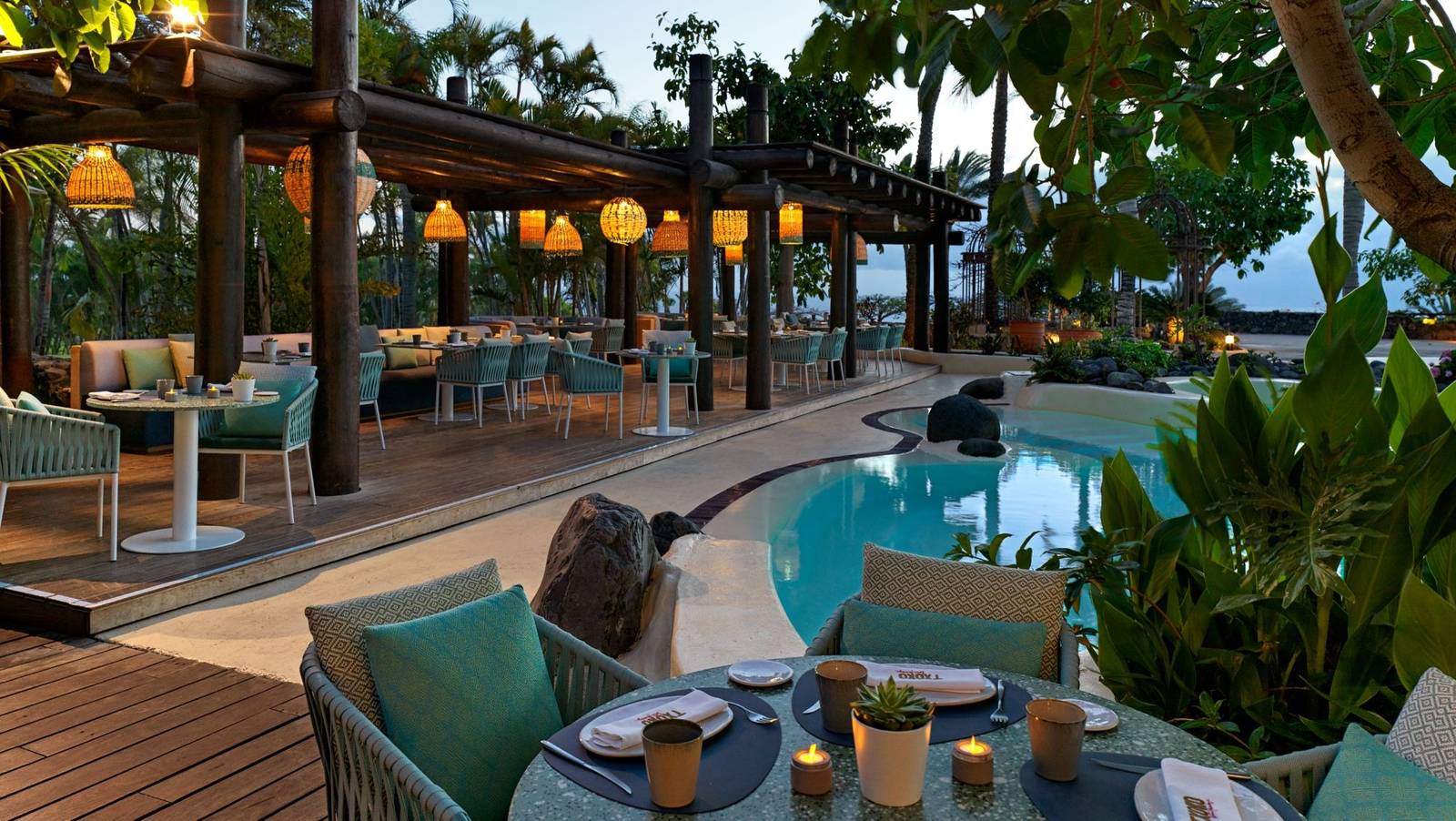Ritz-Carlton Abama Txoko 餐廳戶外座位