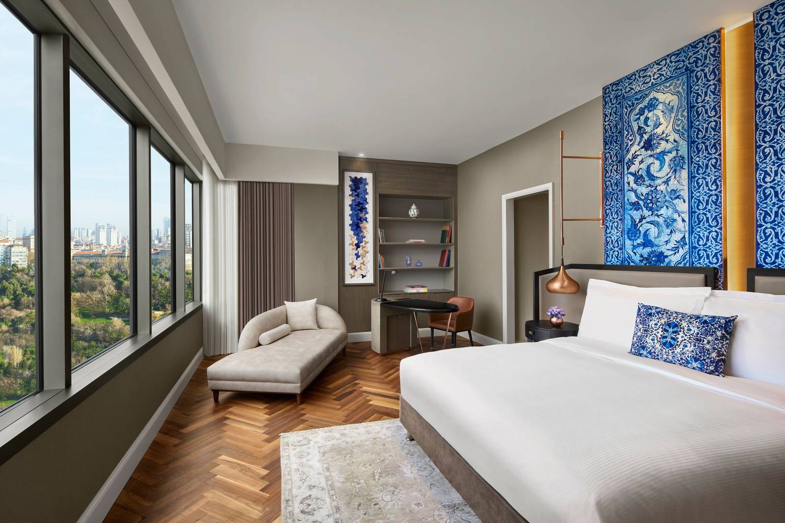 伊斯坦堡麗思卡爾頓酒店 Istanbul Suite 臥室