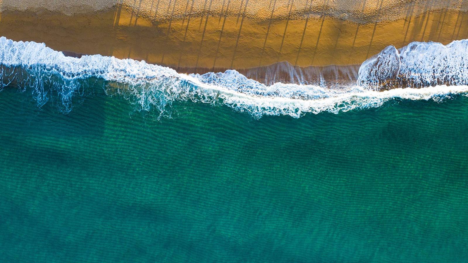 Navarino Dunes 海灘與愛奧尼亞海鳥瞰