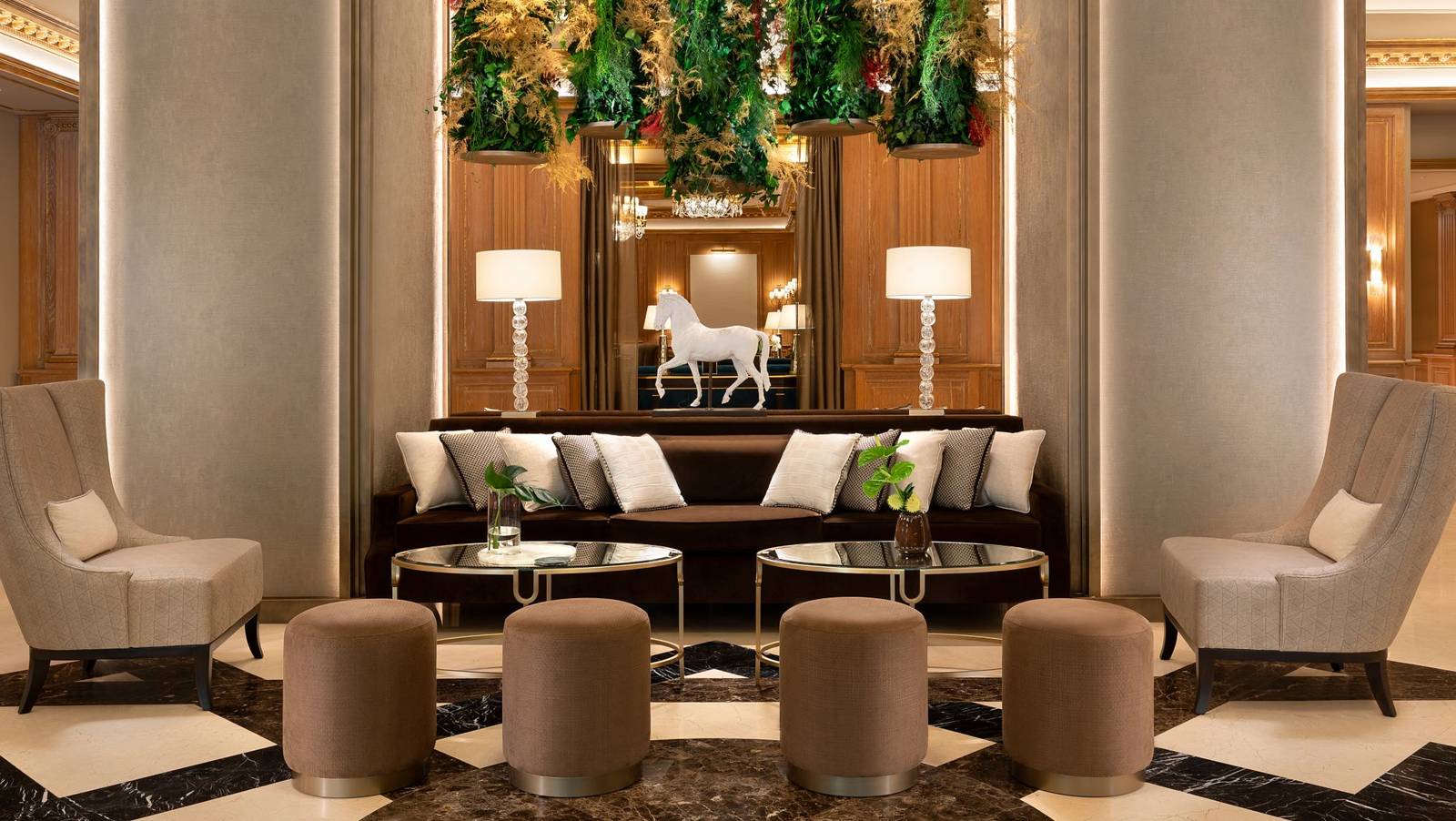 米蘭 Westin Palace 大廳休憩區