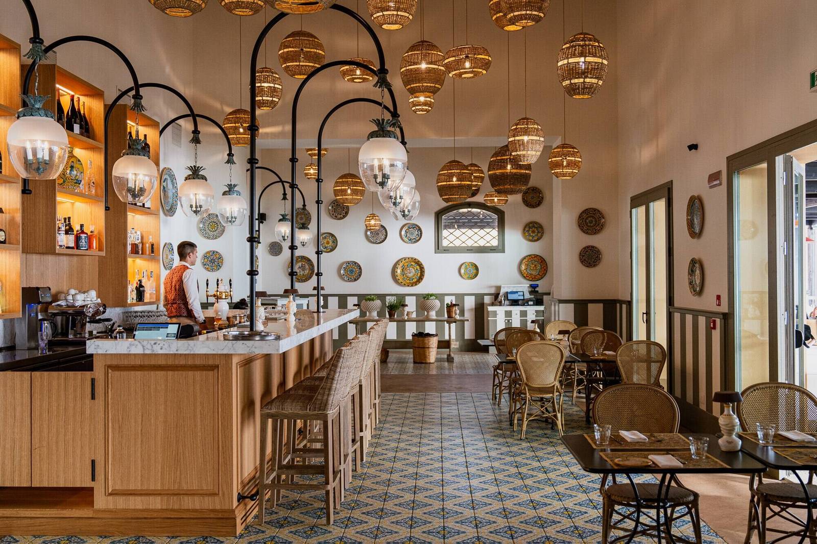 Verdura Resort Liolà 西西里餐館與吧台
