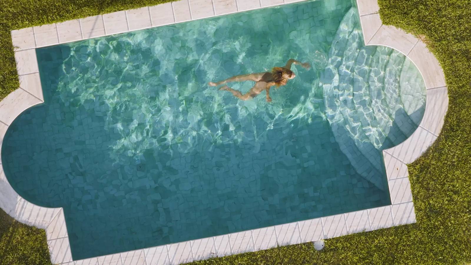 Villa Helios Capri 戶外泳池空拍
