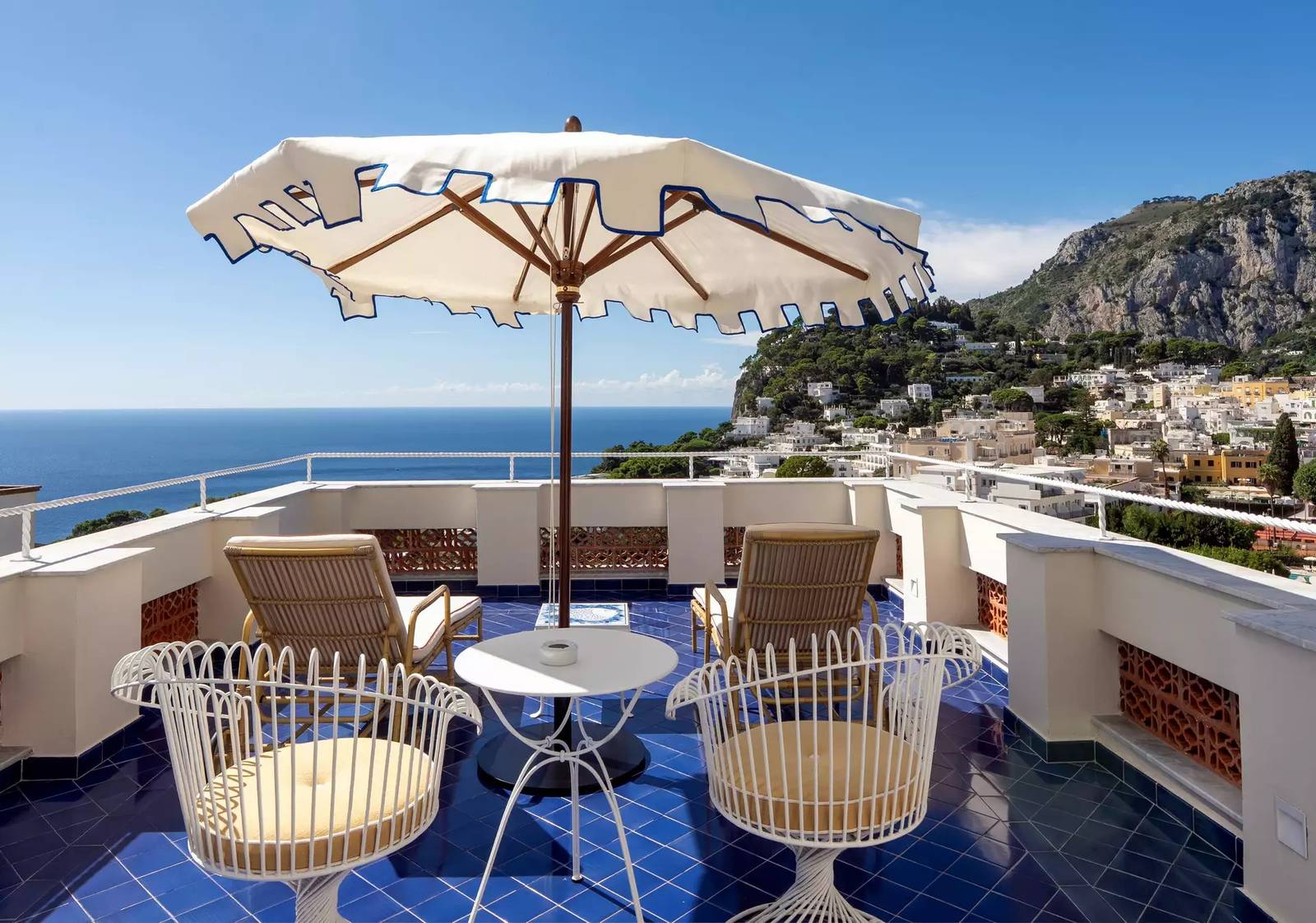 Villa Helios Capri Helios Suite 私人露台海景