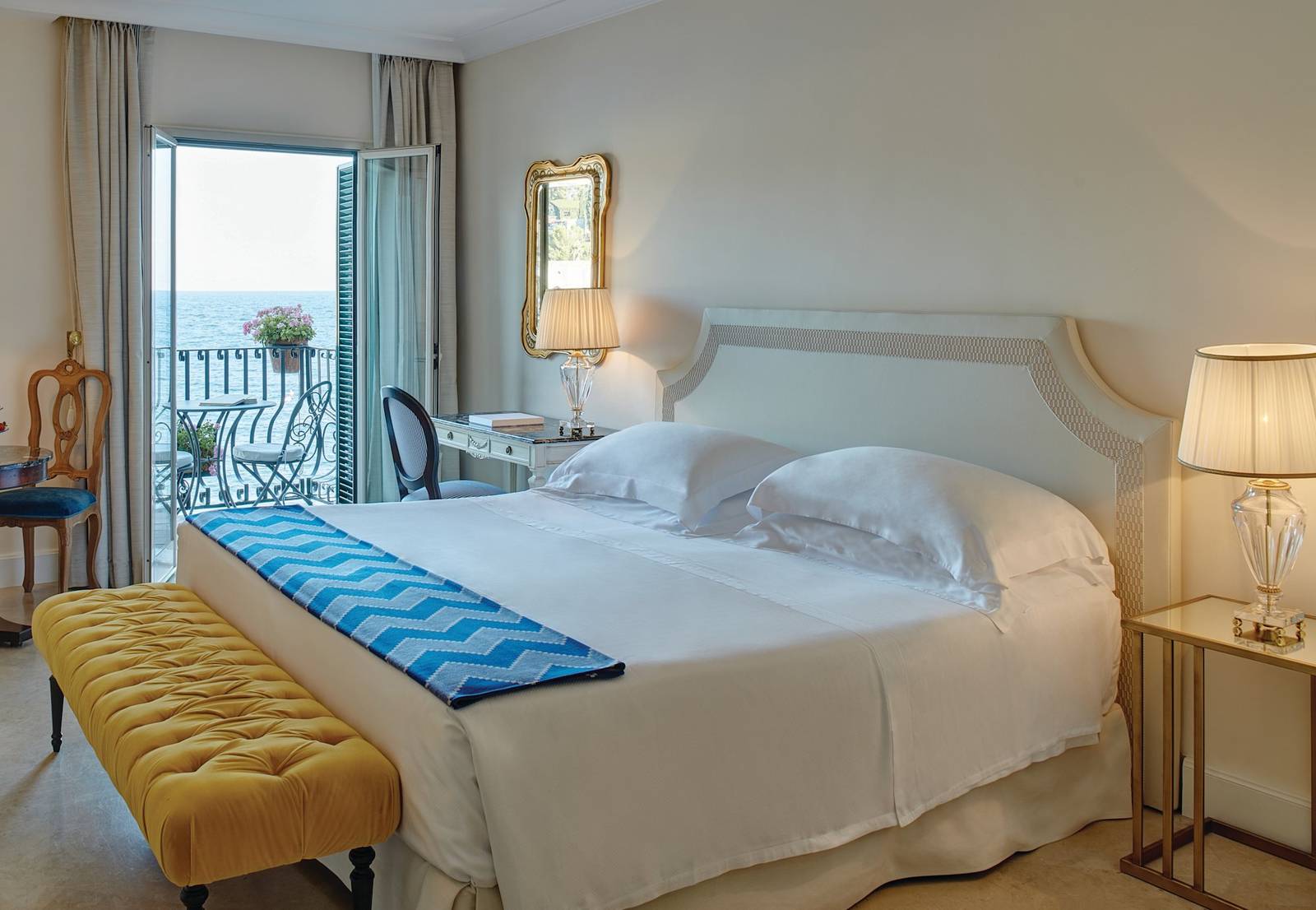 Villa Sant'Andrea Deluxe 雙人房與海景陽台