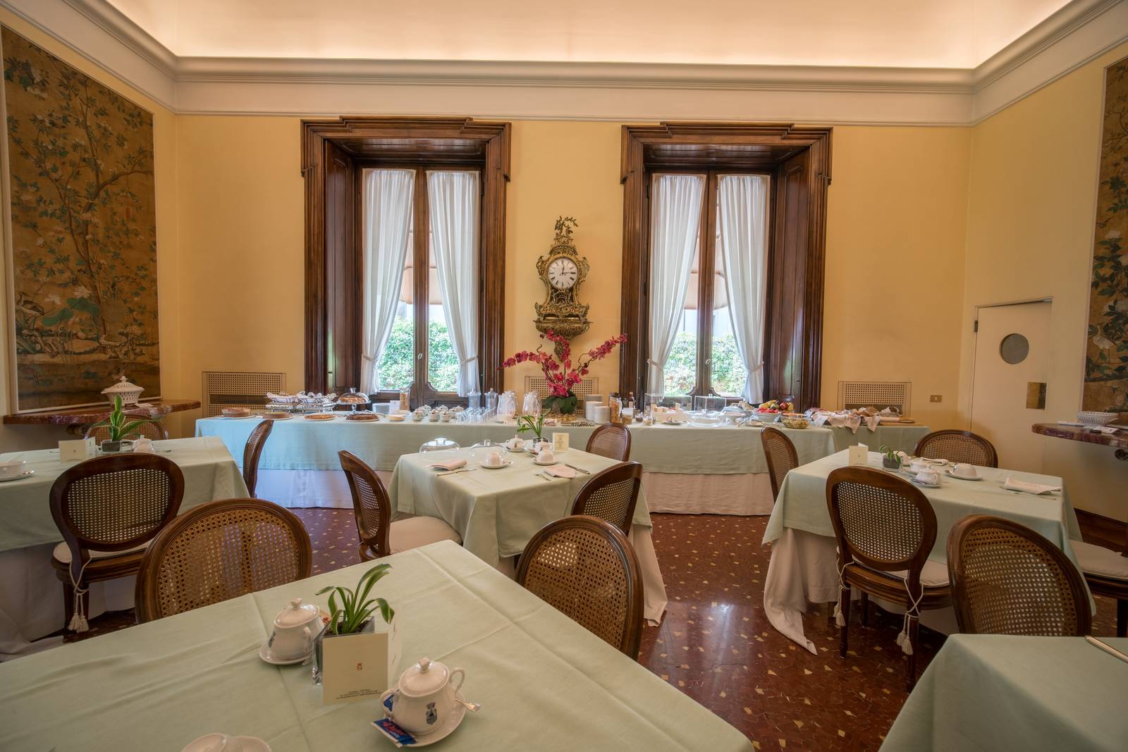 Villa Spalletti Trivelli Papier Peint 早餐室