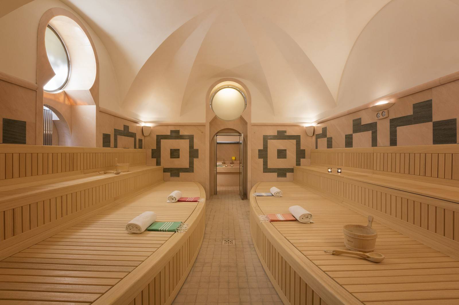 Villa Spalletti Trivelli Caschera SPA 拱頂休憩室