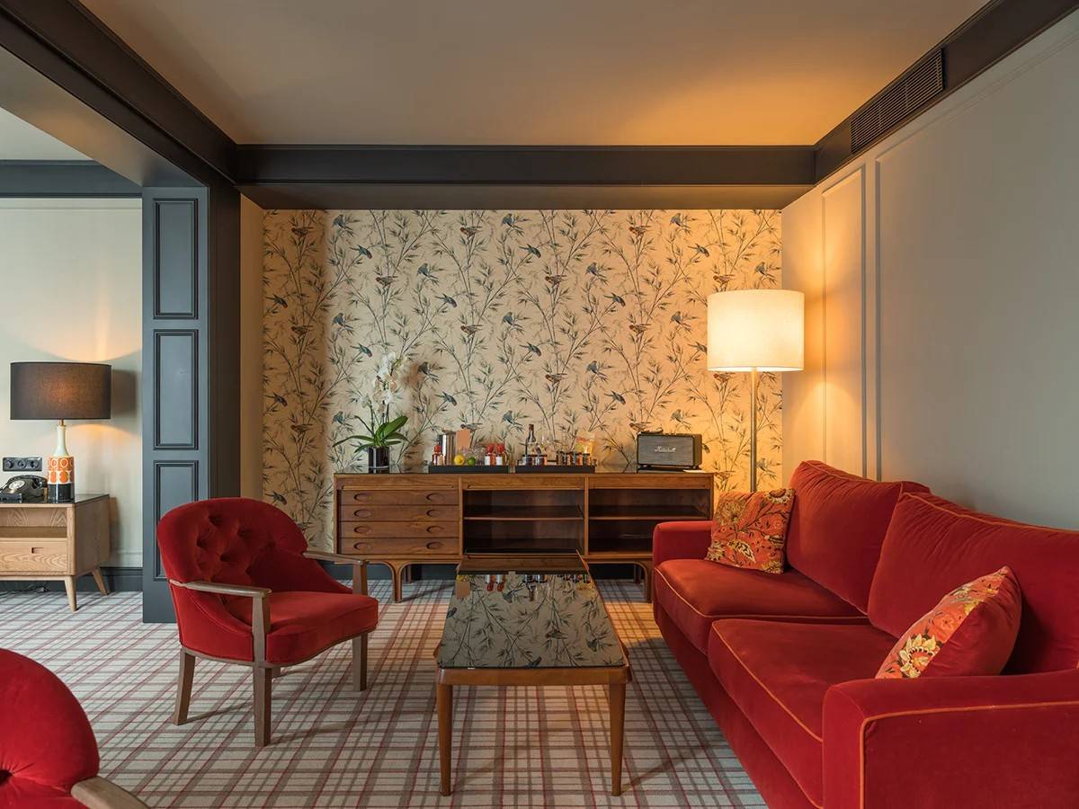 巴塞隆納 Wittmore Hotel 套房起居區