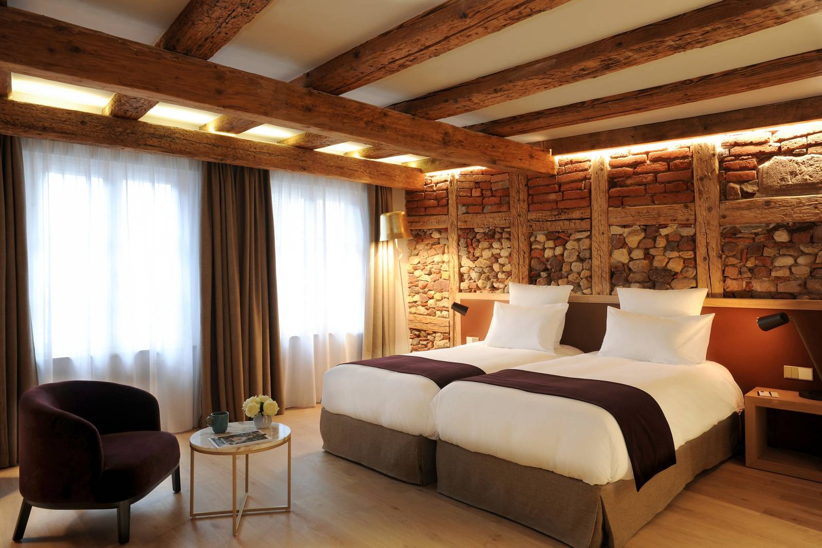 5 Terres Hôtel & Spa 石牆 Deluxe 雙床房