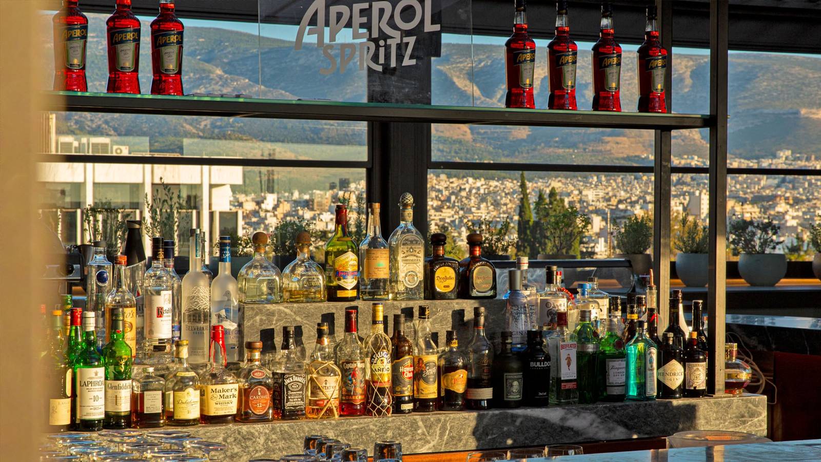 Athens Capital Hotel Mappemonde 吧台