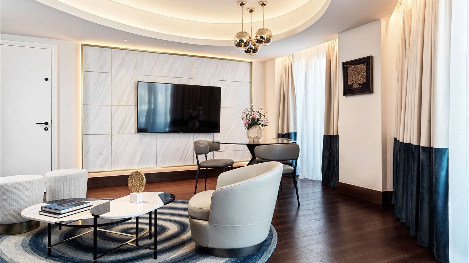 Athens Capital Hotel 套房起居室