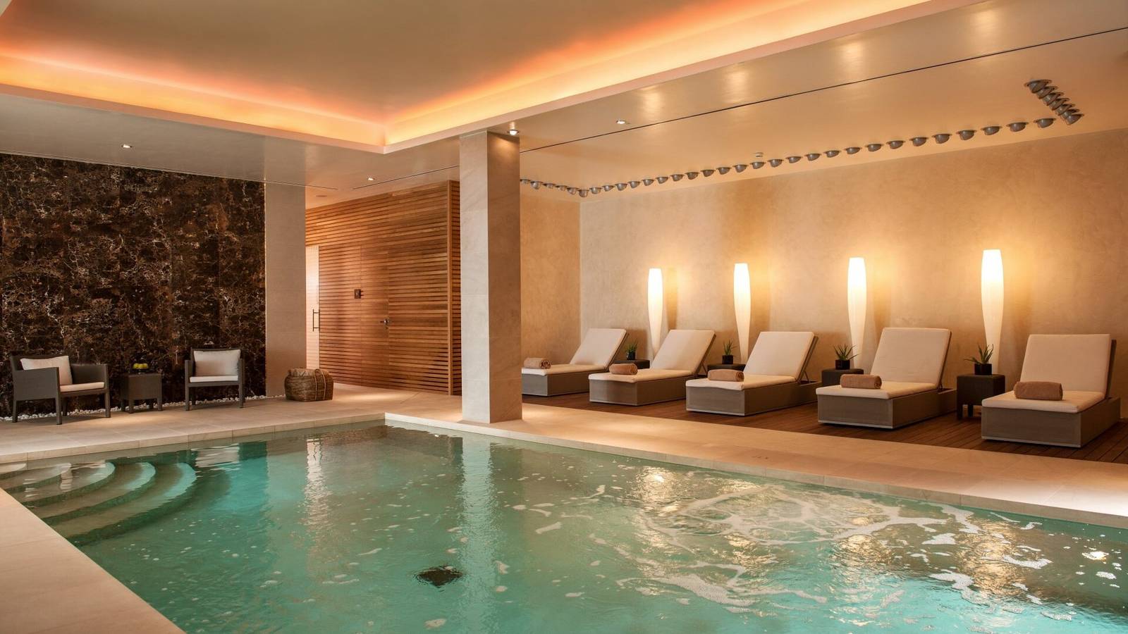 Castell Son Claret Bellesa de Claret Spa 室內泳池