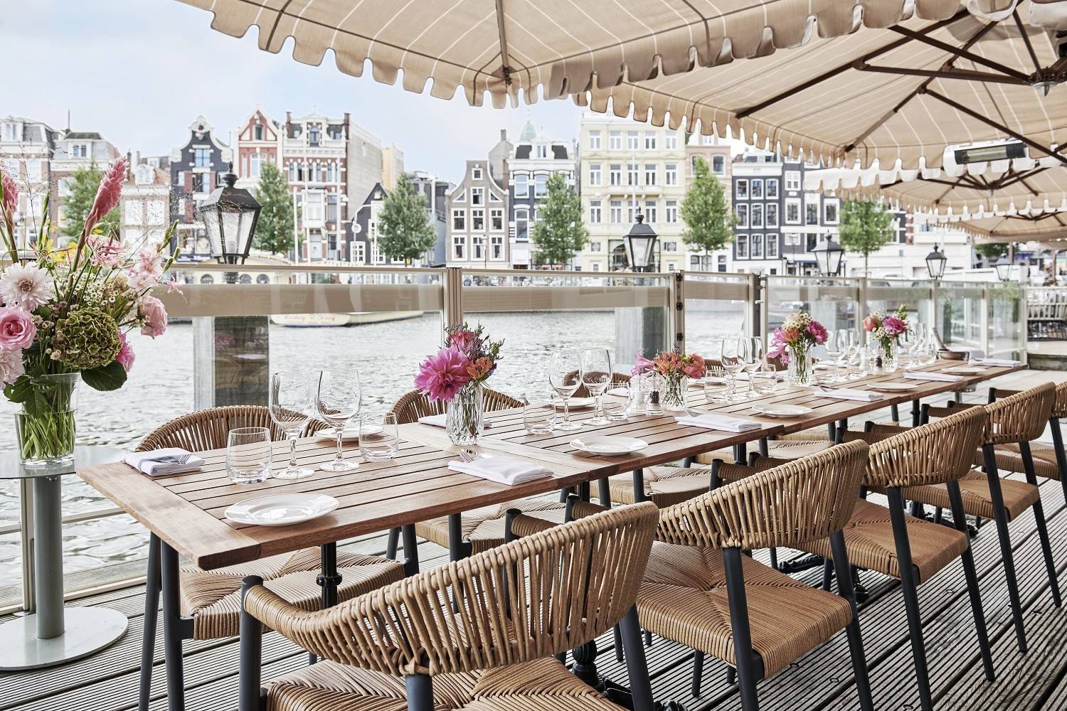阿姆斯特丹 De L'Europe Brasserie Marie 阿姆斯特爾河畔露台