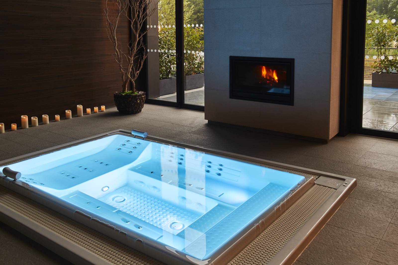 Le Domaine des Vanneaux Spa 按摩池