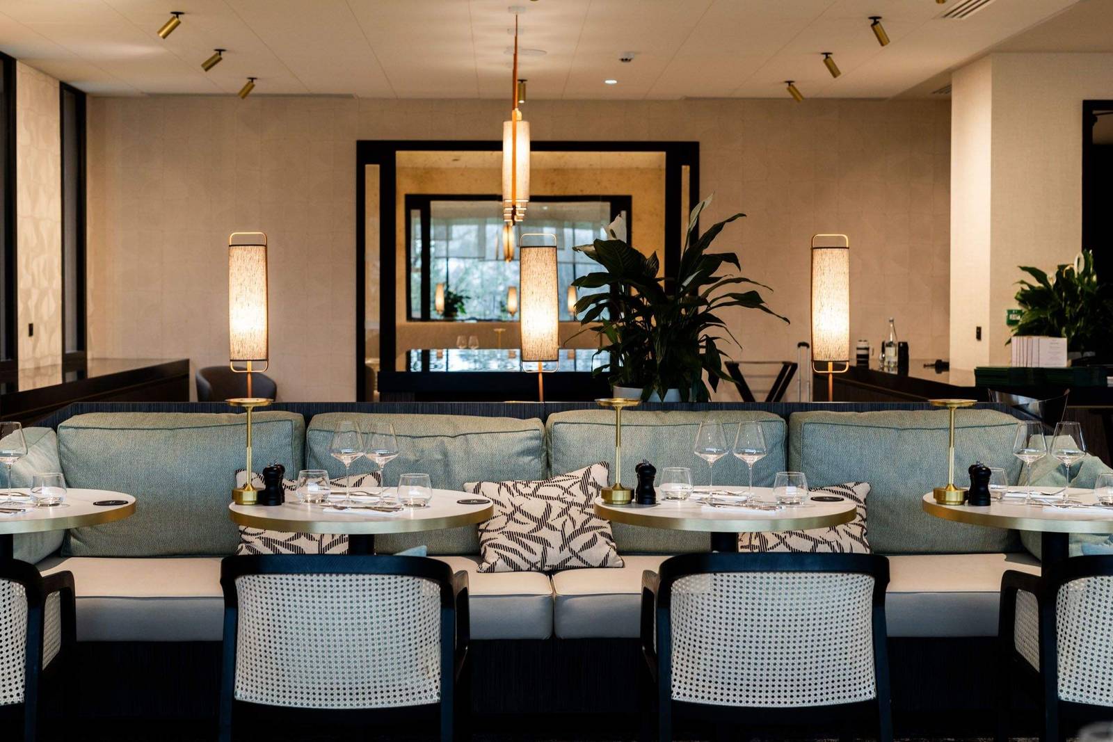 Brasserie des Jardins 餐廳座位區