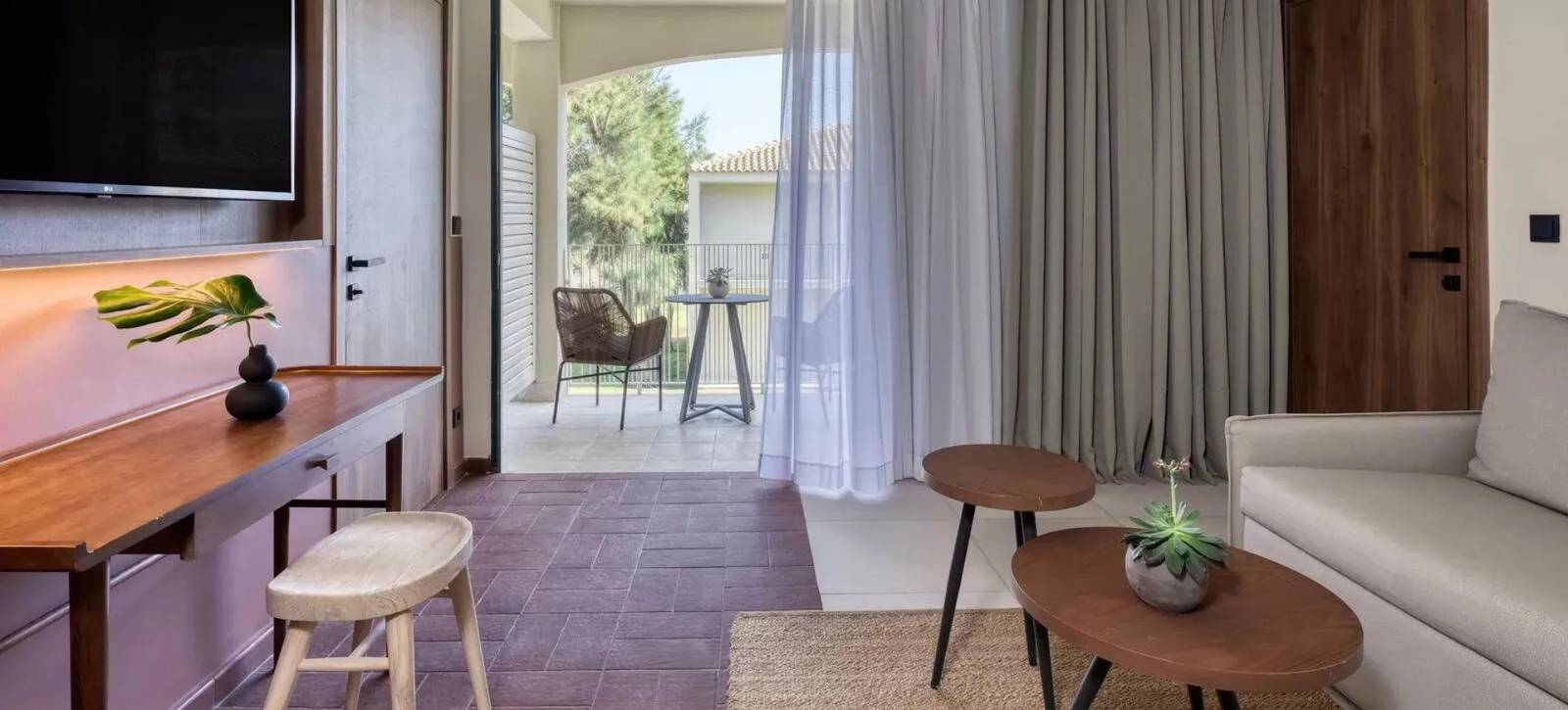 扎金索斯 Domes Aulūs Zante Tropical Cozy Suite 起居區