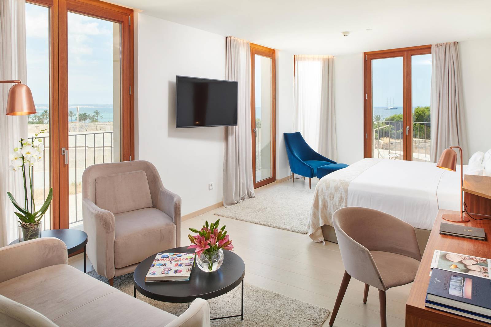 Es Princep Junior Suite Sea View 起居區