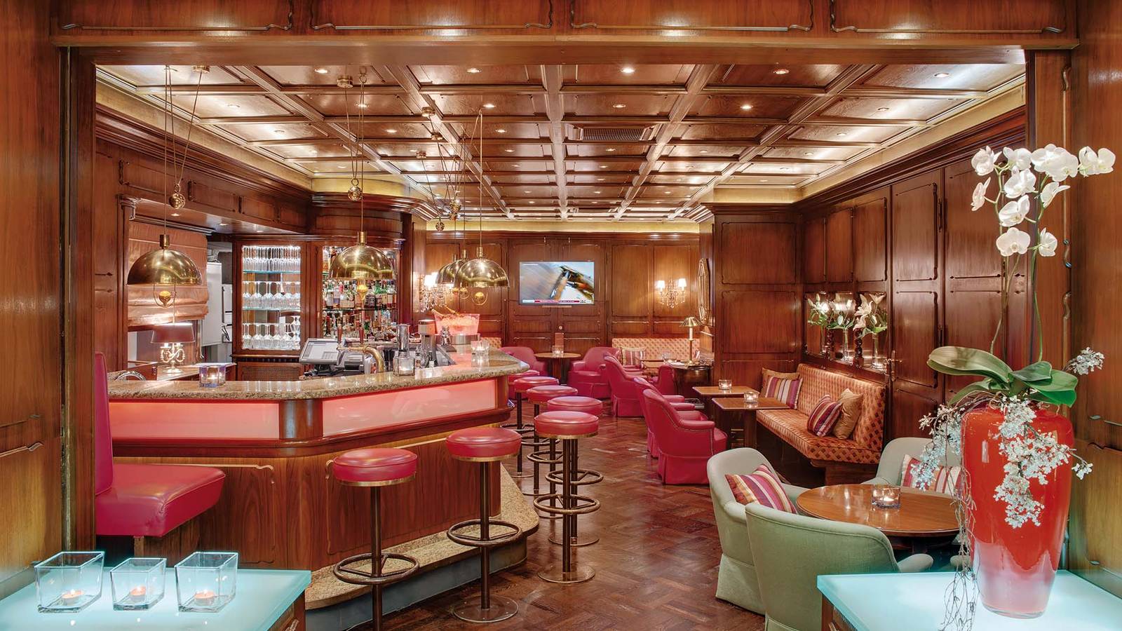 海德堡 Der Europäische Hof Europa Bar 吧台