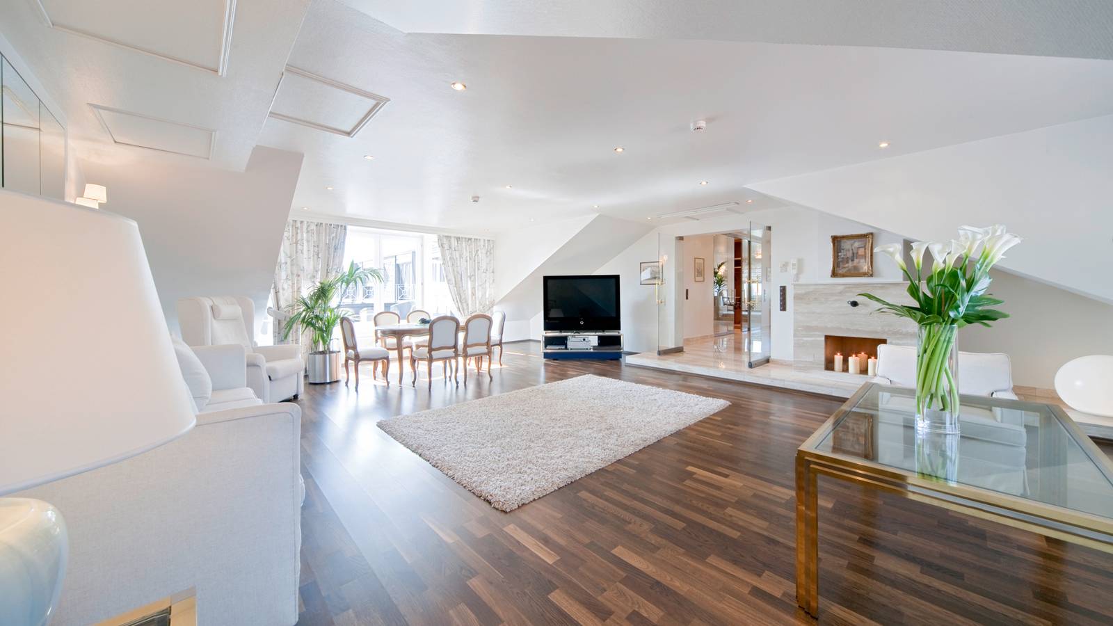 海德堡 Der Europäische Hof Penthouse Suite 起居空間
