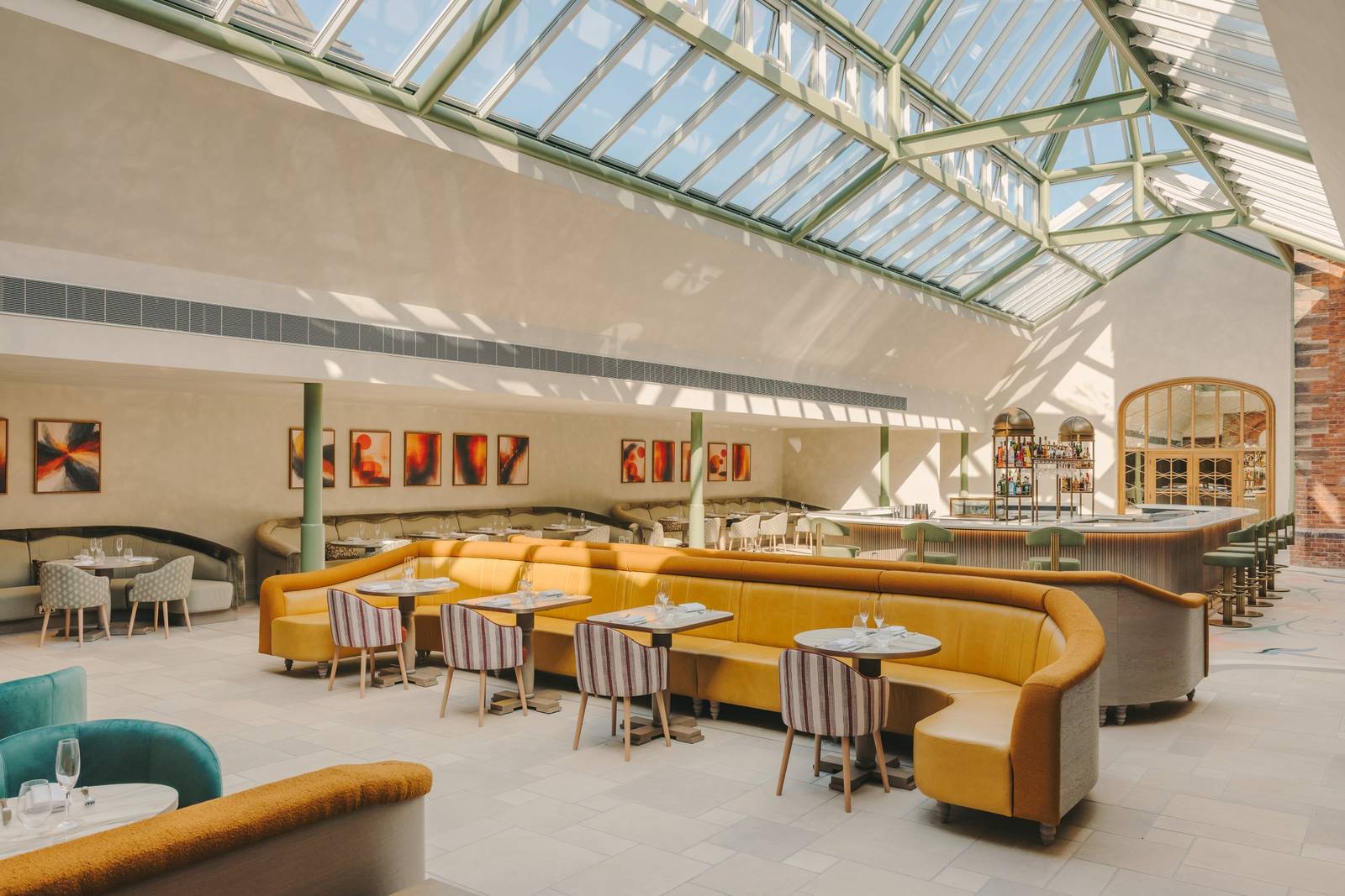 Fairmont Cheshire The Orangery 玻璃屋頂中庭